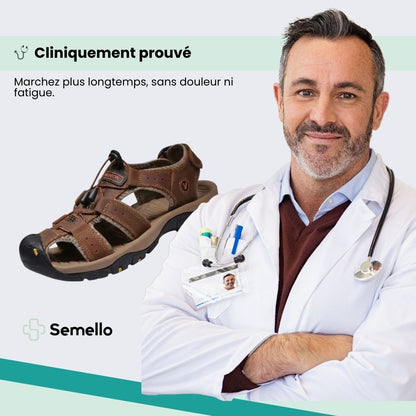 Sandales Homme Été avec Confort Orthopédique