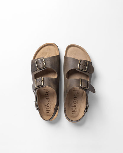 Sandales Homme Marron Clair Confort Été