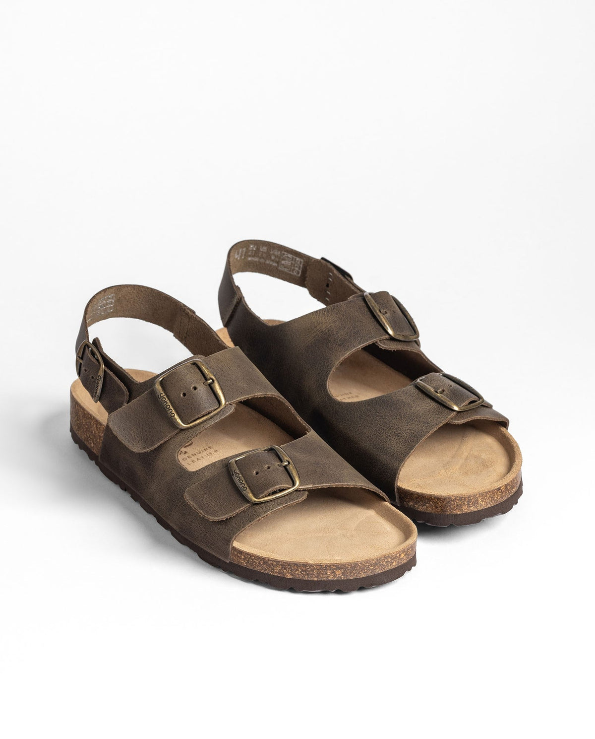 Sandales Homme Marron Clair Confort Été